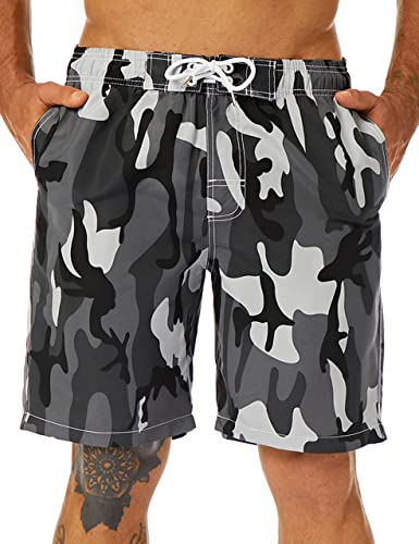 Image of KAILUA SURF Mens Swim Trunks Long, Quick Dry Mens Boardshorts, 9 Inches Inseam Mens Bathing Suits with Mesh Lining