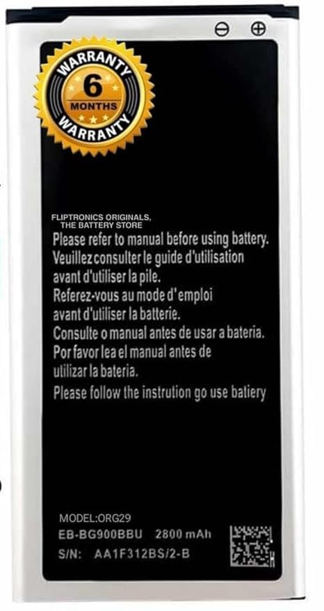 Image of Original EB-BG900BBE Battery for Samsung Galaxy S5 9006V 9008W 9006W G900S G900F G9008V Battery with 6 Month Warranty****(Q254)