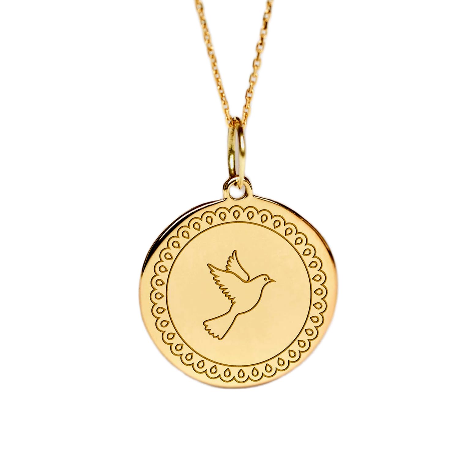 Collier colombe argent 925 hypoallergénique qui ne noircit pas - 6
