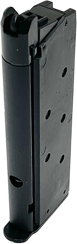 Pistola de metal Airsoft Compact 1911 Style SRC SRV-10 Gas Blowback GBB 0.236 in BB solo cargador de gas negro
