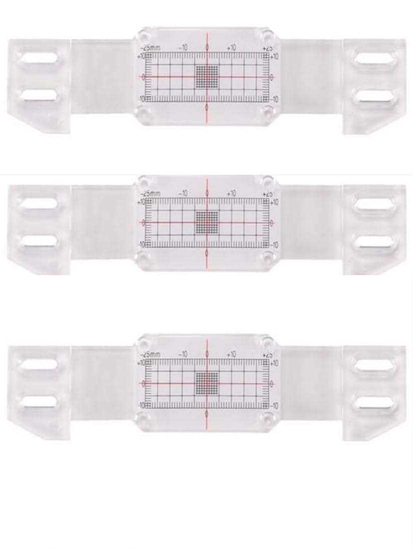 Monitoring Record, Corner Tell-Tale Monitor | Tell-Tale Monitoring Device | Standard Tell Tale Record Precision Gauges, Acrylic Measuring Instrument Contrast Calipers
