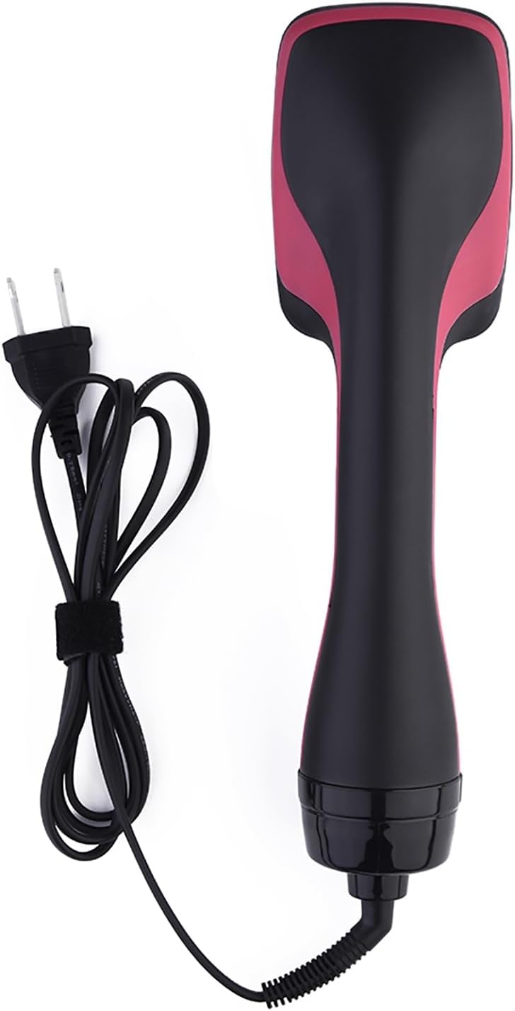 2 In 1 Hair Dryer Brush & Straightener Blow Dryer Brush with Negative Ions Detangles & Smooths Hair Reduces Frizz & Static Styler