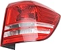 Evan-Fischer Tail Light Assembly Compatible with 2009-2018 Dodge Journey Outer Halogen with Turn Signal Light Bulb - CAPA Passenger Side