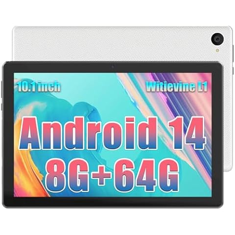 kotsren 10 Inch Android Tablet with Octa-Core Cover