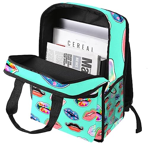 Sac à dos garçons 35cm multicolore avec sangles ajustables pour l'école