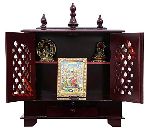 Templo de madera para proteger figuras religiosas y altar 4