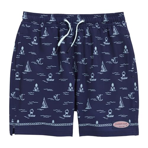 vineyard vines Boys Printed Chappy Swim Trunks