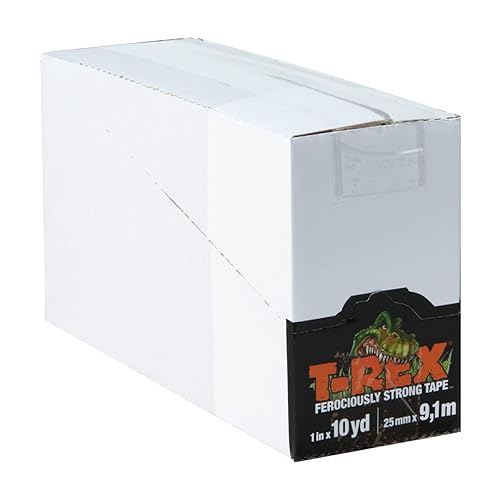 Miniatura 3 de T-REX 240998 Ferociously Strong Tape Cinta adhesiva muy resistente, de 1.88 pulgadas x 35 yardas, con parte trasera impermeable, color gris plomo