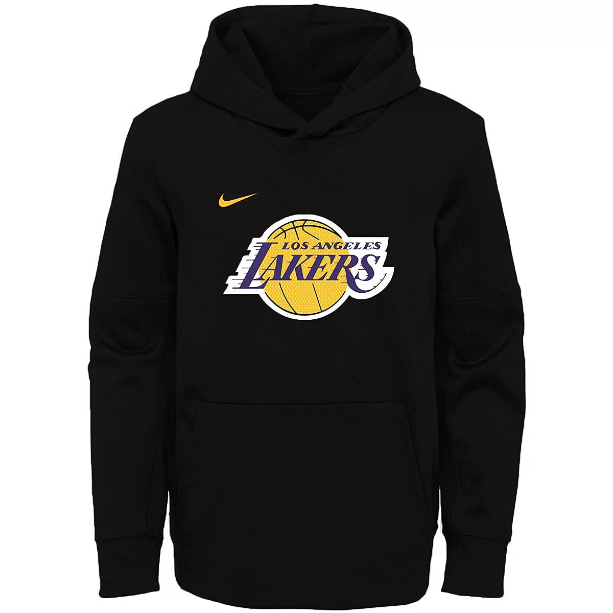 Los Angeles Lakers Youth Logo Performance Pullover Fleece Hoodie