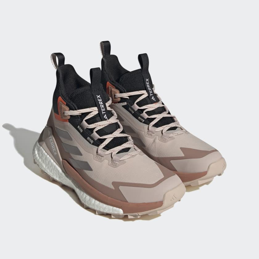 Image of adidas Terrex Free Hiker Gore-TEX 2.0 Hiking Shoes Women's, Brown, Size 10.5