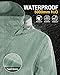 33,000ft Women's Rain Jacket Waterproof Lightweight Packable Raincoat with Hood for Golf Hiking Travel Windbreaker
