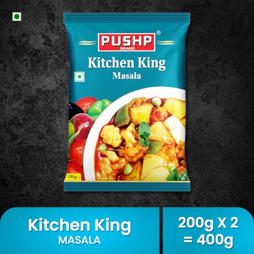 Image of Pushp Brand Kitchen King Masala 200Gm Pouch (Pack of 2) | Indian Spice Mix