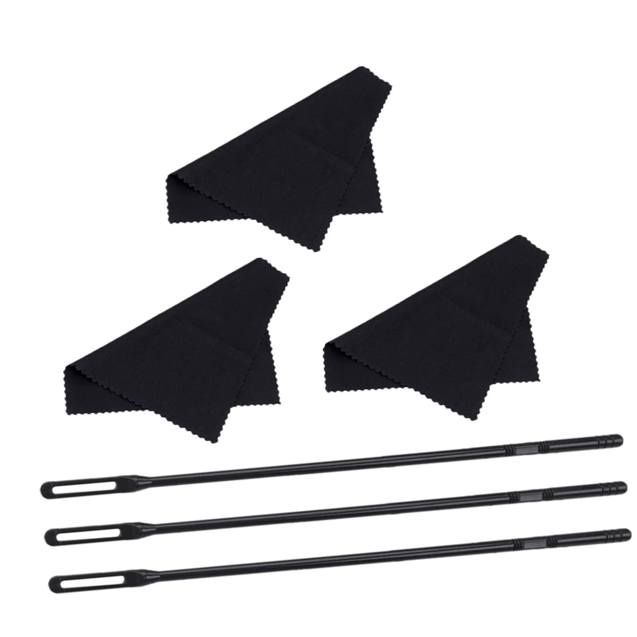 FAVOMOTO Flute Kit Complete Saxophone Cleaning Supplies Flute Cleaning Rod and Flute Wipe Cloth for Easy Maintenance