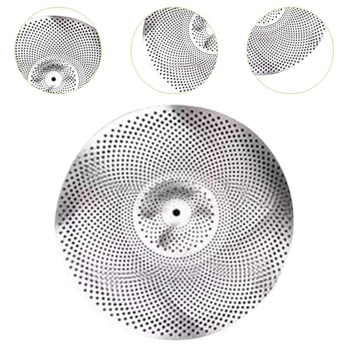Deevoka Mute Cymbal,Quiet Cymbal,Drum Accessories, Sturdy,Drummer Practice Drum Cymbal Low Volume Practice Cymbal for Beginners, 14inch