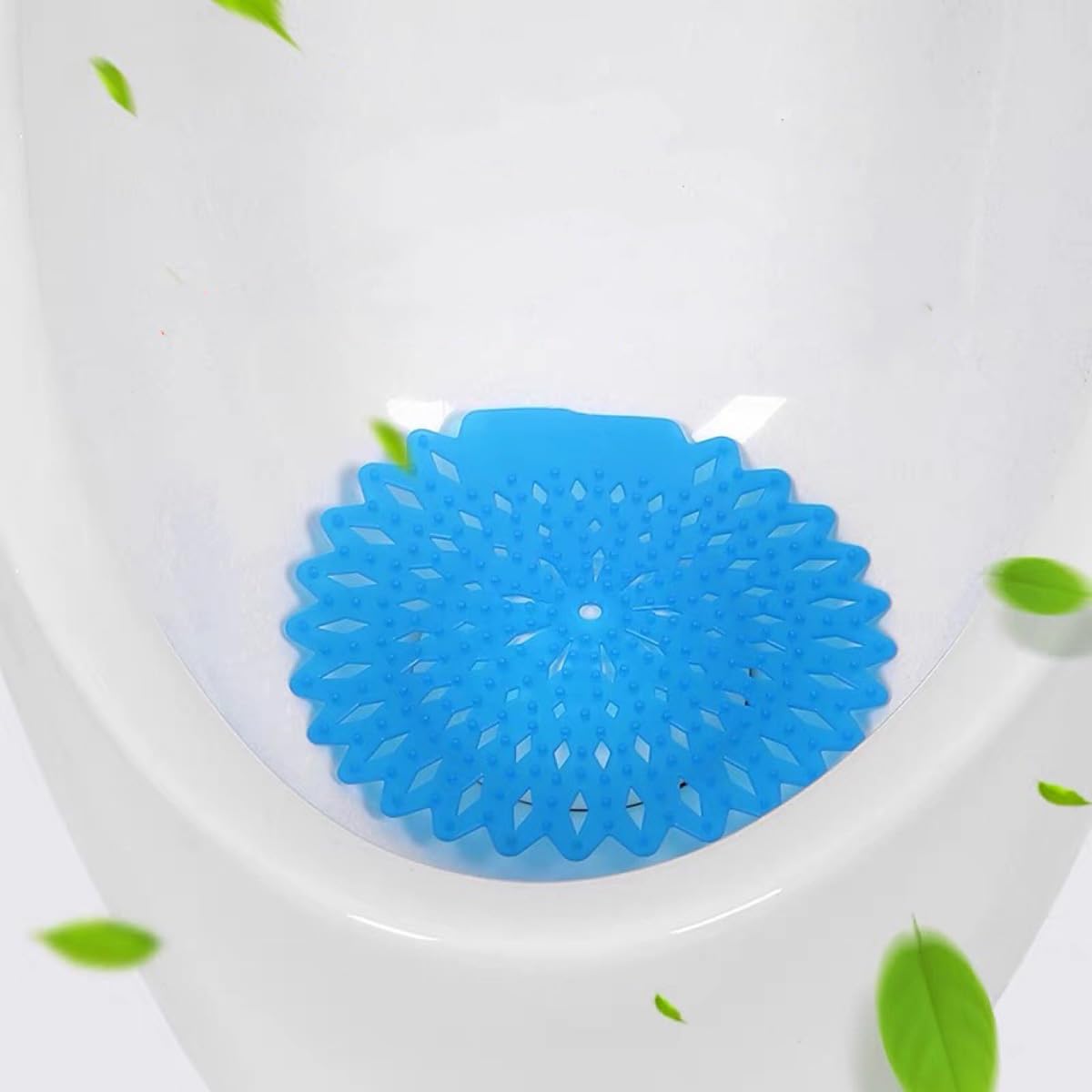 Urinal Screen Deodorizer 12 Pack Scented Anti-Splash Urinal Cakes Urinal Mats Screens Deodorizer Fresh Pads for Toilet Bathroom Office School Restaurant (Orange, Citrus)