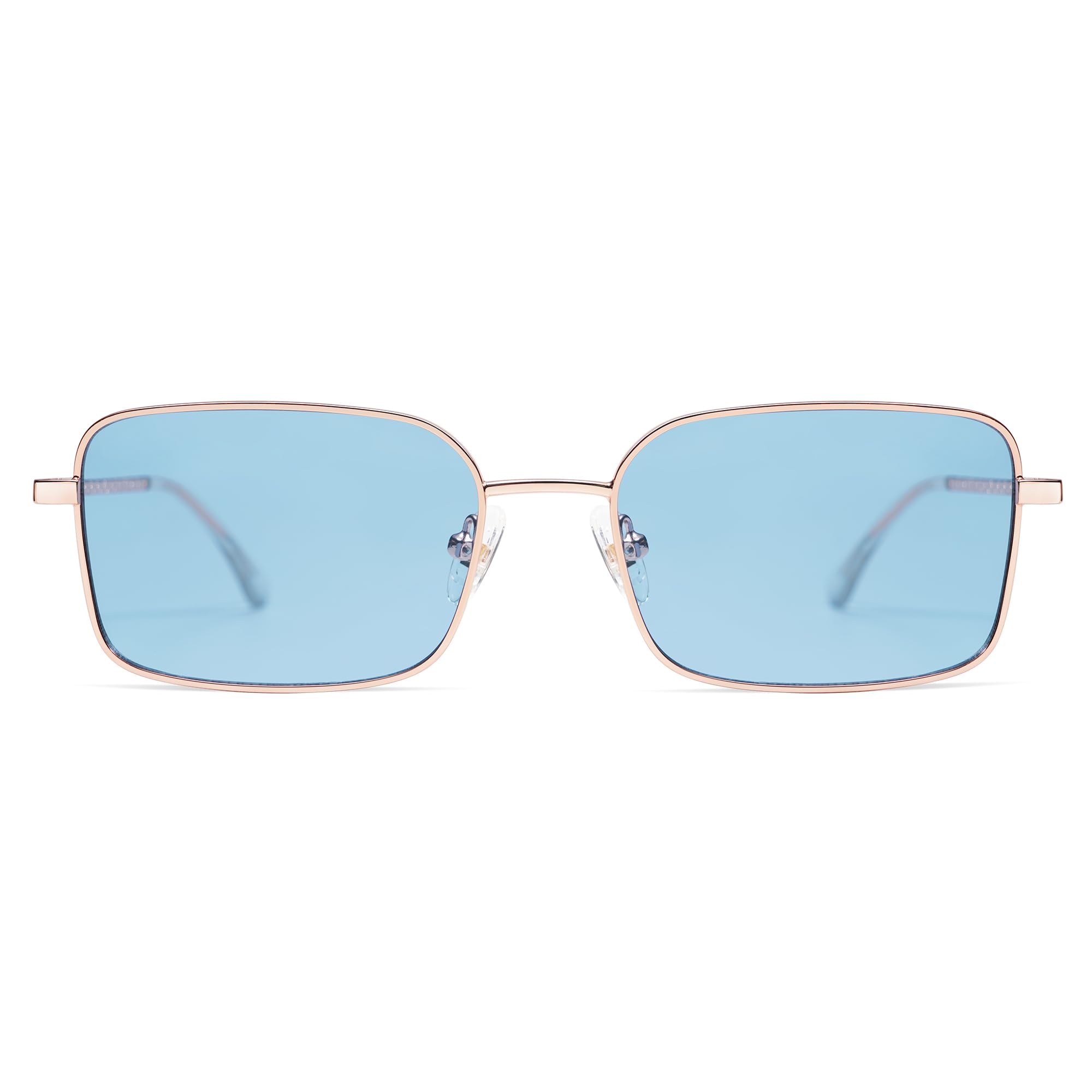 Retro Rectangle Sunglasses for Women Men 90s Style Vintage Trendy Rectangular Sun Glasses AP3706