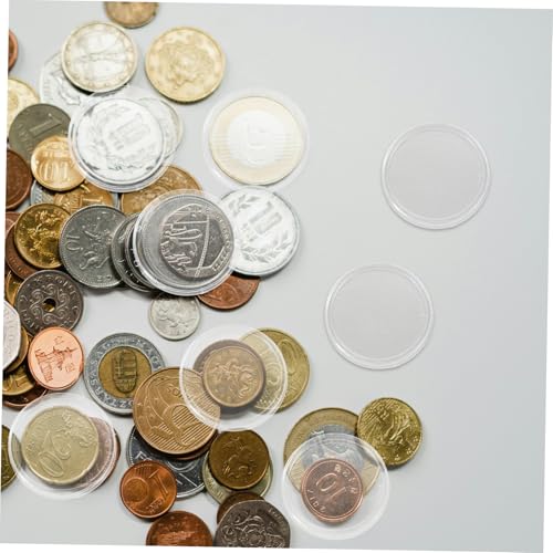 Set de estuches para monedas con cojines internos transparentes miniatura 6