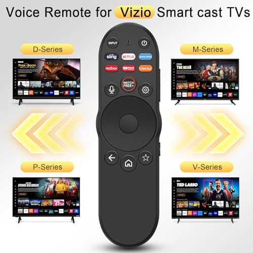 Image of Universal Voice Remote Control for VIZIO Smart TV Remote Control Replacement XRT270 Bluetooth Voice Remote Control for VIZIO SmartCast D /E /P /M /V /PX-Series 4K QLED Quantum Pro Smart TVs