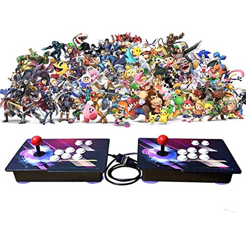 MOSTOP 3D & 2D Arcade Video Game Console 2680 Games in 1 Pandora's Box 180 3D Games 1080P HD 2 Players Arcade Machine with Double Joystick Support Expand 6000+ Games (2680 Colorful)