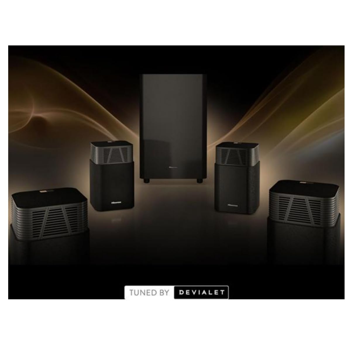Soundbar Hisense 20015127 HT SATURN 4.1.2 Subwoofer wireless Black