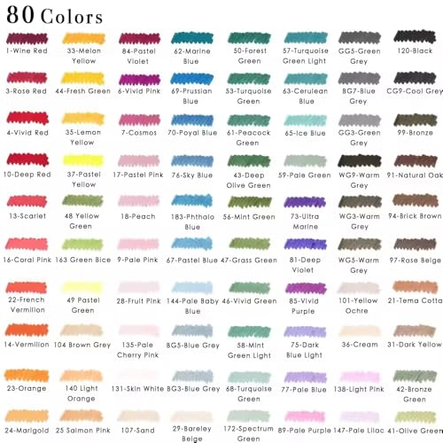 Image of 80 Pcs Dual Tip Art Markers Pen | Alcoholic Markers Set, Drawing Sketch Pen, And Brush Pens With 80 Shades, Touch Cool Alcohol Markers For Painting, Writing, Calligraphy, Drawing And Sketching