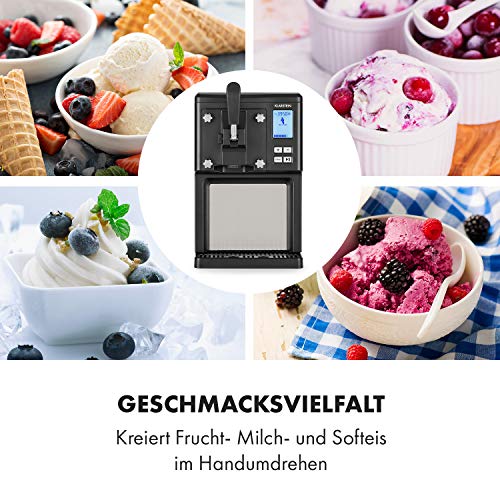 Klarstein Sweet Sundae - Eiscrememaschine, 1,5 Liter, mitselbstkühlendem Kompressor, 200 Watt, Ausgabesystem, 3… – Bild 5