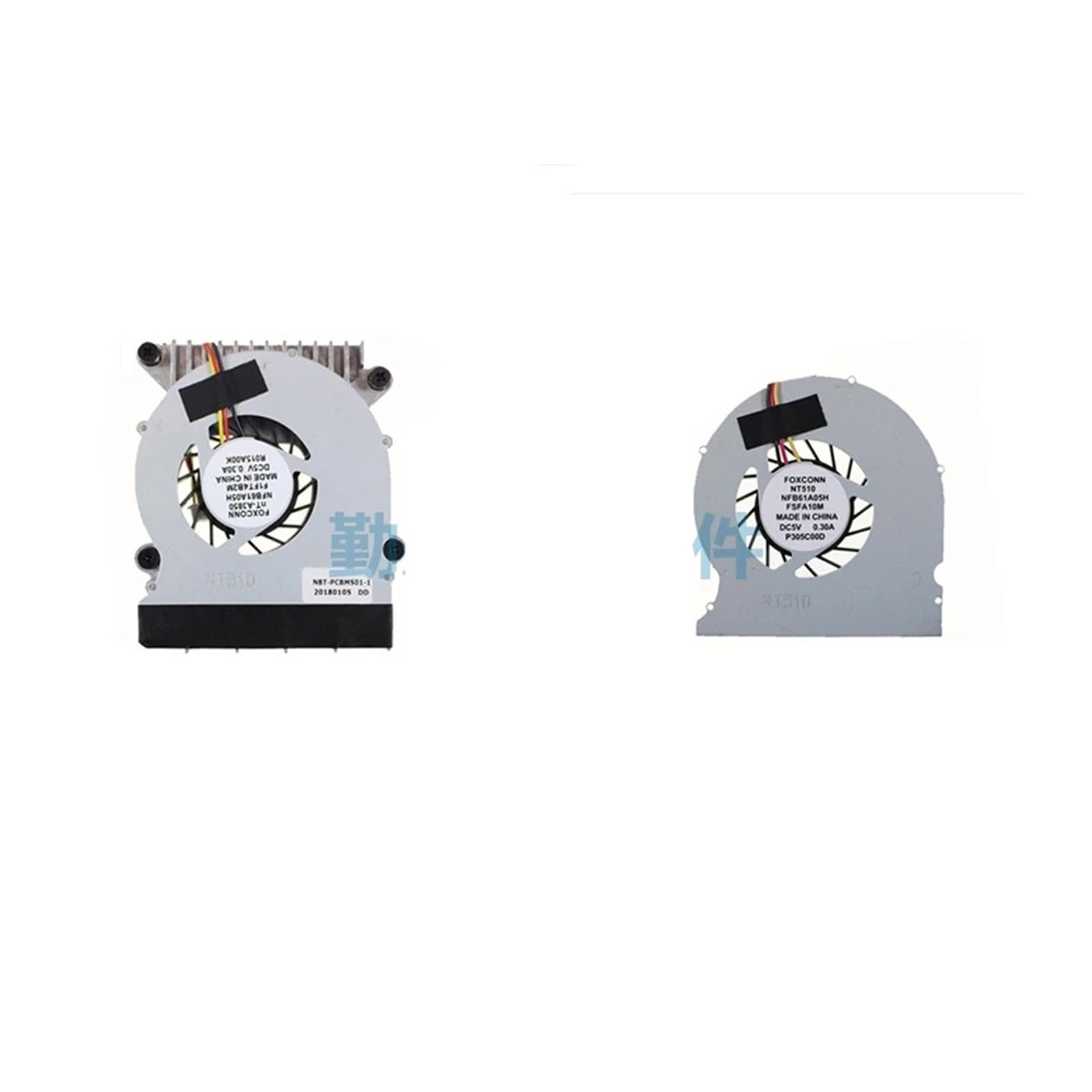 Kühlerlüfter, kompatibel mit FOXCONN, NetBox NT-510 AJBOX-N NFB61A05H F1FA1 NFB139A05H K026A001 NBT-PCAJBOX-N Nt330i NT535 NTa-3700 NT-A3850(Heatsink A original)