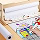 30 cm x 15m Zeichenpapier Rolle,70g/m² Papierrolle Malen Kinder Weiße, Malpapier Rolle Kinder,Skizzenpapier Skizzenrolle für Kinder Staffeleipapier Wandkunst Skizzieren Basteln Zeichnen Geschenkpapier