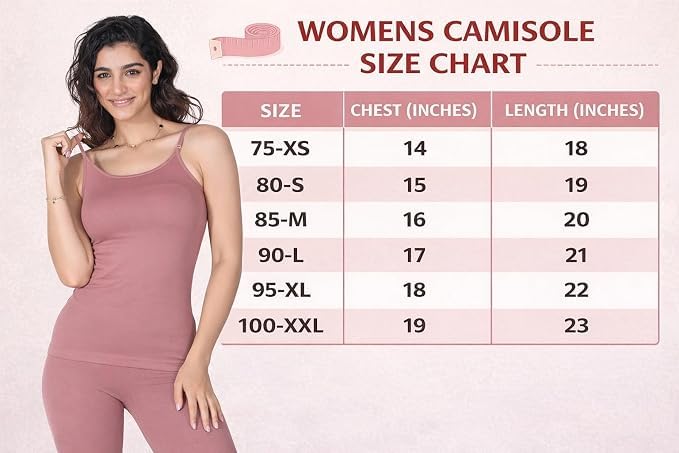 Image of Women's Cotton Camisole (Pack of 6)