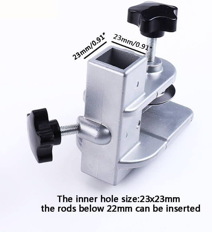 Miniatura 2 de Abrazadera para brazos de mesa de aseo para mascotas, clip de mesa de aseo para mesa de aseo para brazo en H, abrazadera de aleación de aluminio,