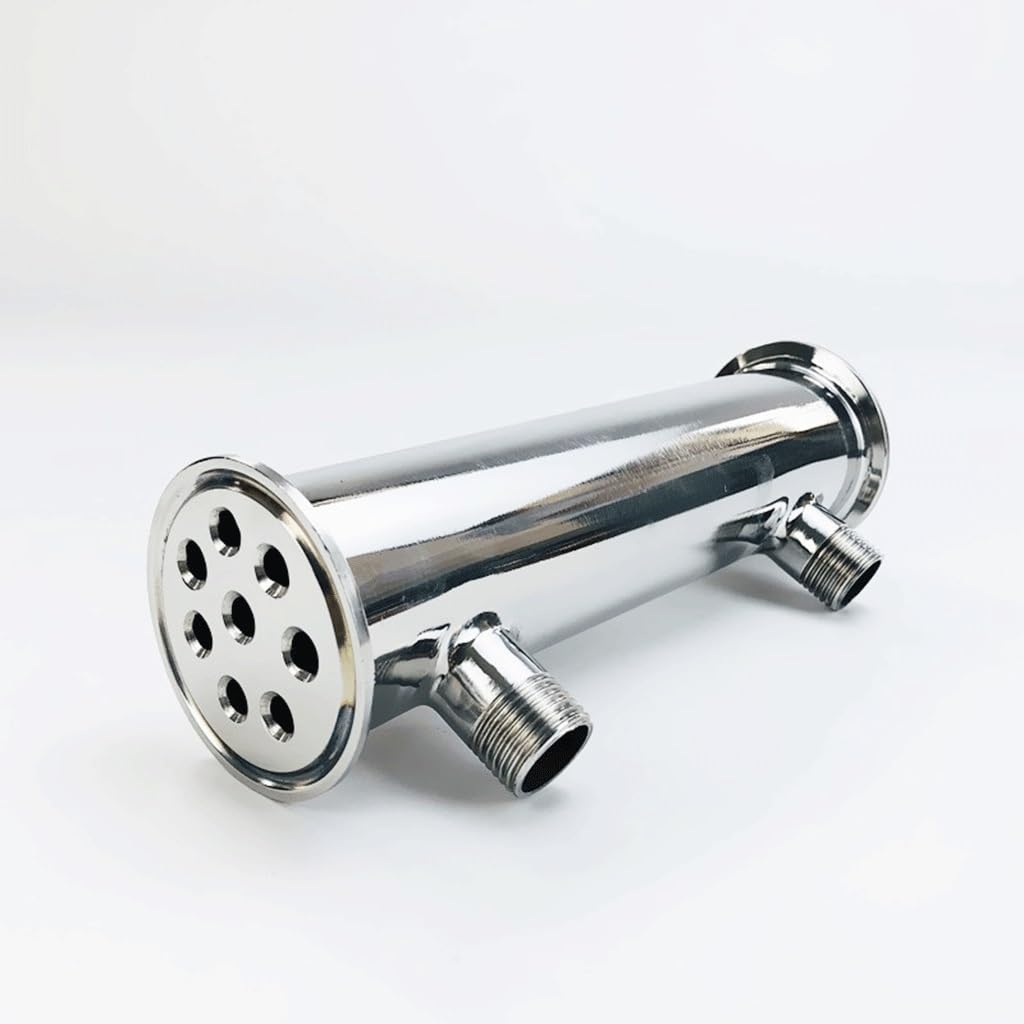 2 "51mm (OD64mm) Tri Clamp typ szpuli długość rury 200mm z 1/2" męskim bieżnikiem ze stali 304, do złączek rurowych w domu i ogrodzie