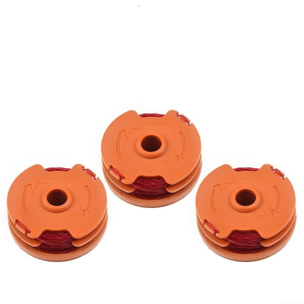 3 Pack Spool and Line for McGregor MET3525 MET4530 MET6032 GGT350G GGT450G GGT600G with WG112E WG113 WG115 WG117 WG119E Compatibility