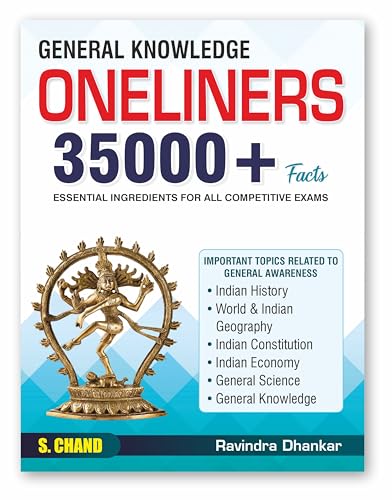 Image of General Knowledge GK For all Competitive Exams 2024 | One Liner 35000+ Facts | Up-to-date | Topicwise - Indian History, Economy, Constitution, World & Indian Geography, General Science - S Chand Book