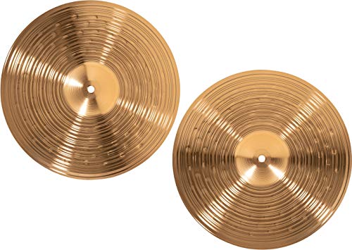 Meinl Cymbals HCS Bronze Hihat Cymbals 13 inch (Video) for Drum Set (33,02cm), Pair, B8 Bronze, Traditional Finish - Image 3