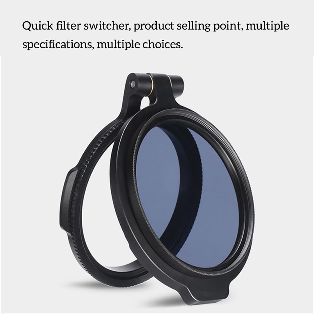 Filtro obiettivo ND Staffa interruttore a sgancio rapido 49mm 58mm 67mm 72mm 77mm 82mm Filtro obiettivo per fotocamera DSLR Fotografia, 82 mm