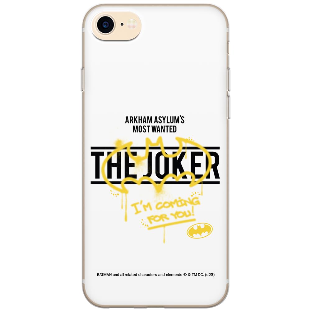 ERT GROUP mobile phone case for Iphone 7/8/ SE 2/ SE 3 original and officially Licensed DC pattern Batman & Joker 006 optimally adapted to the shape of the mobile phone, case made of TPU