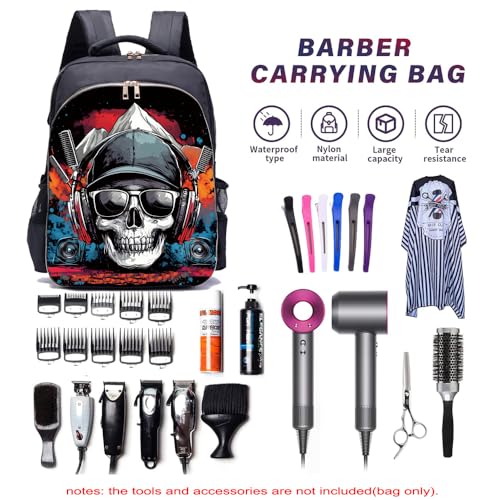 Large Barbers bags for Clippers and Supplies Makeup Backpack Bag Organizer for Hairstylists Bookbag for Travel Tools Bag for Men4