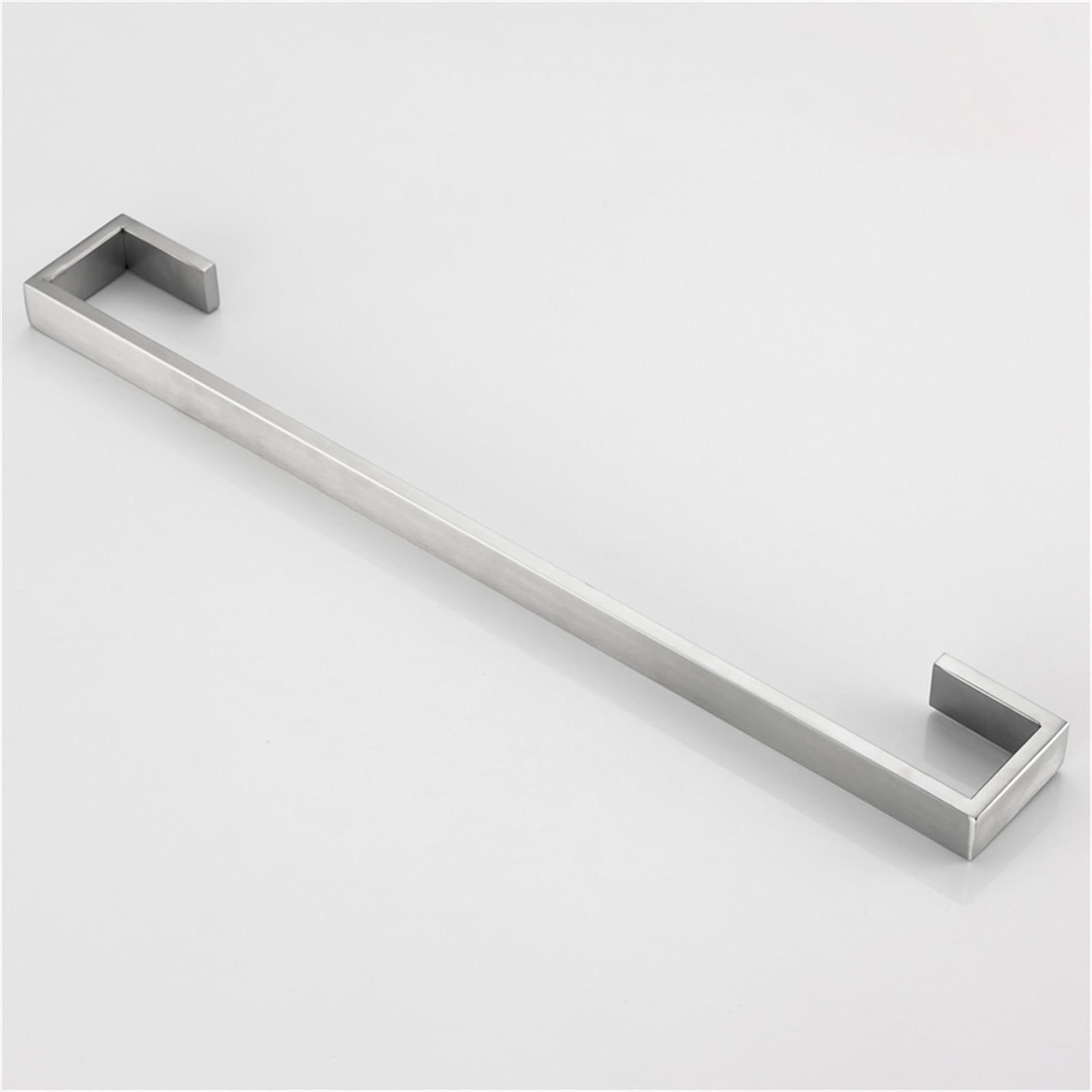 Flybath Portasciugamani da Parete singolo SUS 304 Acciaio Inossidabile Argento Spazzolato Porta Asciugamani da Bagno Montaggio a Parete, 60 cm