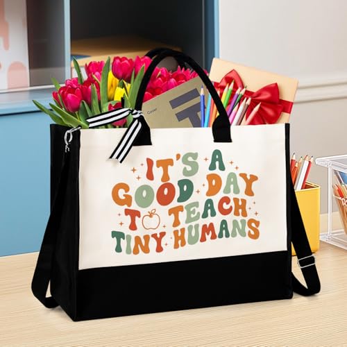 Image of UAREHIBY Teacher Gifts for Women,Teacher Appreciation Gifts with Tote Bag,Back To School Thank You Teachers Gift from Student,Teachers Valentines Day Christmas Gift