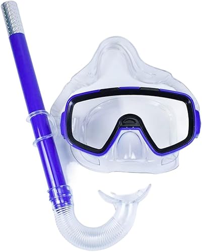 Miniatura 2 de Snorkeling Gear Máscara De Esnórquel Conjunto De Gafas De Buceo para Niños Y Adultos Conjunto De Tubo De Gafas De Buceo Diadema Ajustable Equipo De