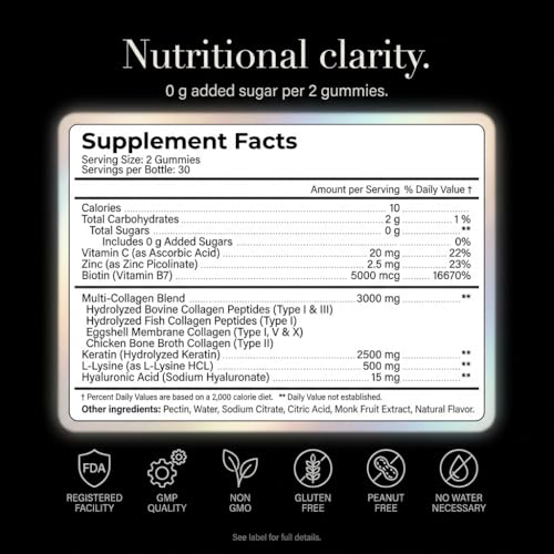 Wellneum Collagen Peptides Sugar Free Gummies