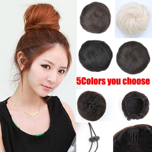 Wholesale Women's Synthetic Scrunchie Hair Bun Cover