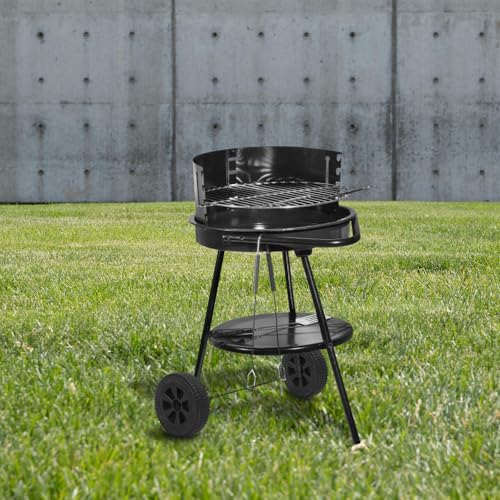 Ruedas de 6 pulgadas para barbacoa en pack de 2 unidades de HDPE resistente 6