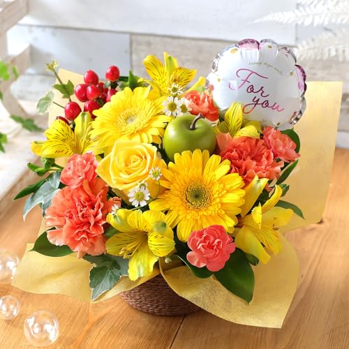 花 誕生日 プレゼント おまかせアレンジ プリュム・シャイン・For You ギフト 記念日 お祝い 生花 女性のサムネイル