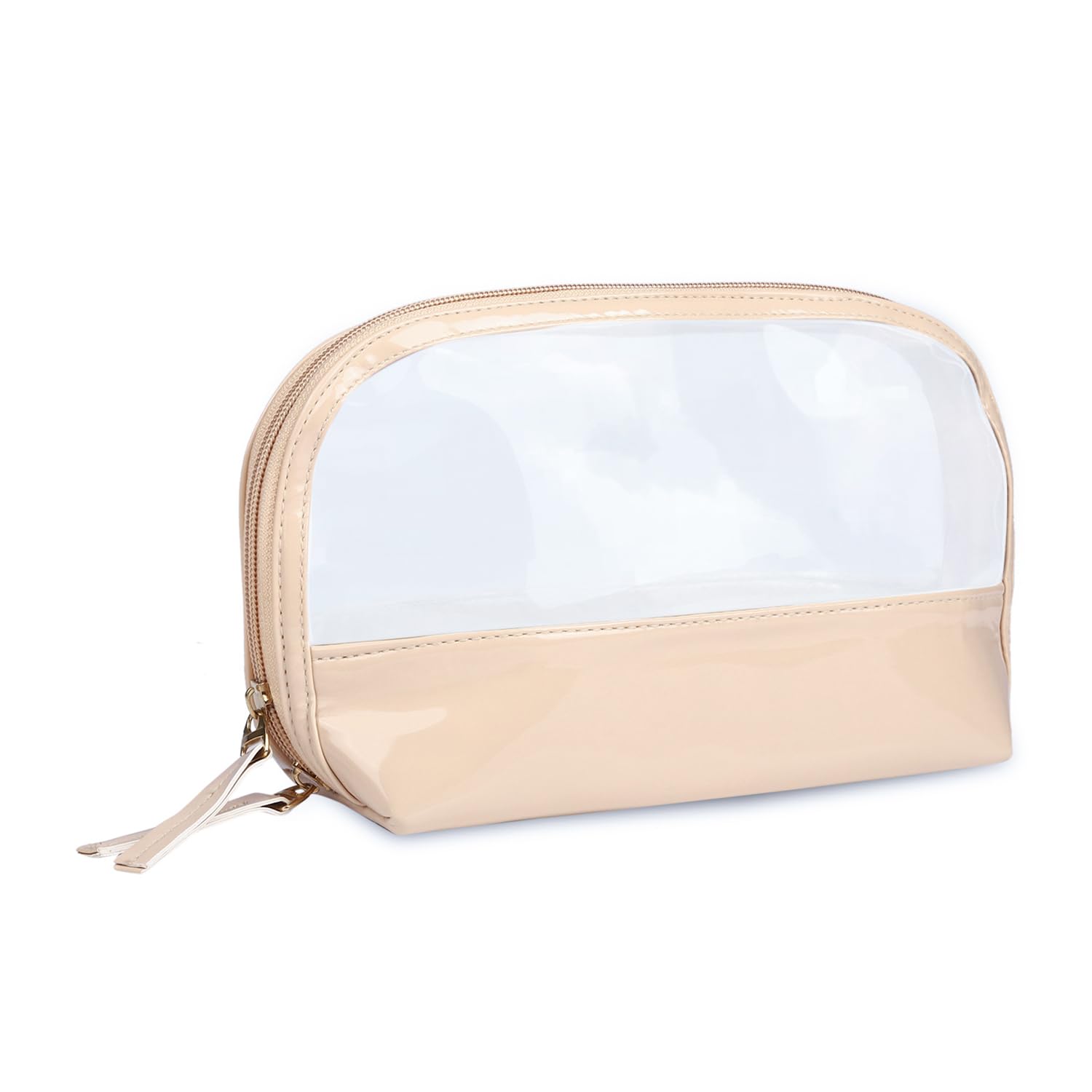 NFI essentials Multipurpose Transparent Travel Pouch Makeup Kit Bag Cosmetic Storage Pouch Makeup Organizer Bag for Women Stylish Make up Bag for Girls Washbag-image-23