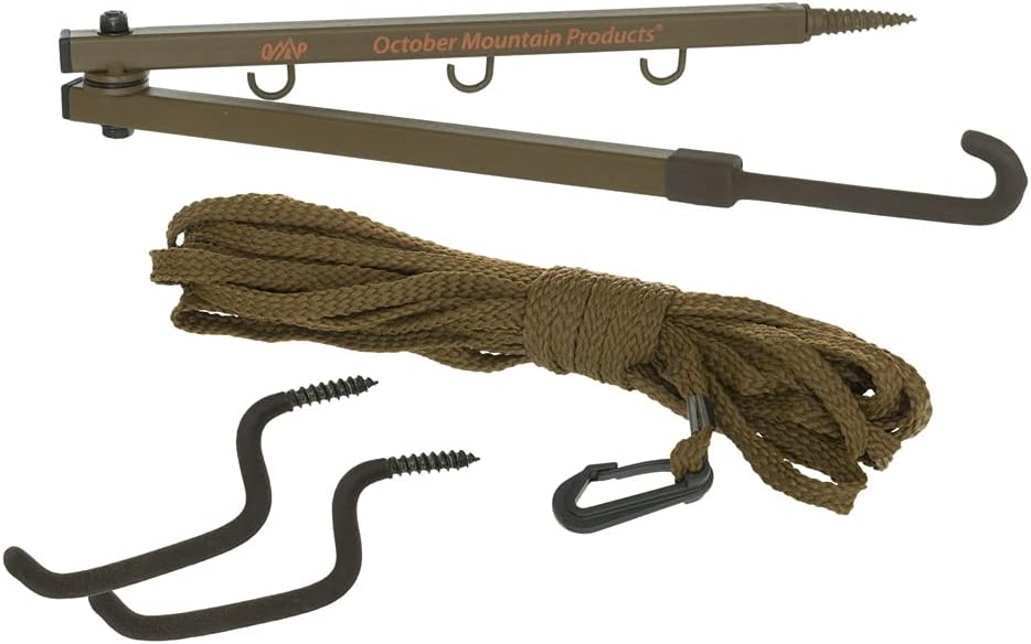 October Mountain Products Tree Accessory Package- (23 in. arm, 2 Tree Hooks, Bow Rope)