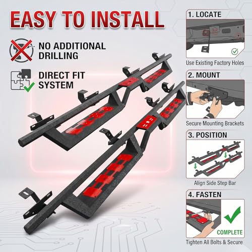 Estribos laterales para Jeep Gladiator JT 2020-2026 miniatura 5