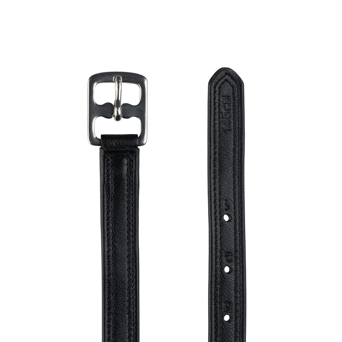 HORZE Steigbügelriemen mit Nylon, Schwarz, 110