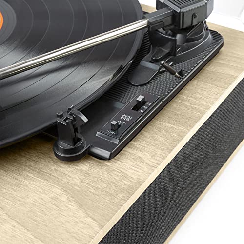 Fenton RP161LW Platine Vinyle Bluetooth Stéréo – Bois Clair, Deux Haut-Parleurs, Streaming Audio Bluetooth, 3 Vitesses 33-45-78 TR/Min, Style Rétro, Idéal pour Écouter Vos Vinyles et Musiques - Les Beatles, Paul McCartney, John Lennon, RIngo Starr, George Harrison Fenton RP161LW Platine Vinyle Bluetooth Stéréo - Bois Clair, Deux Haut-Parleurs, Streaming Audio Bluetooth, 3 Vitesses 33-45-78 TR/Min, Style Rétro, Idéal pour Écouter Vos Vinyles et Musiques – Image 3