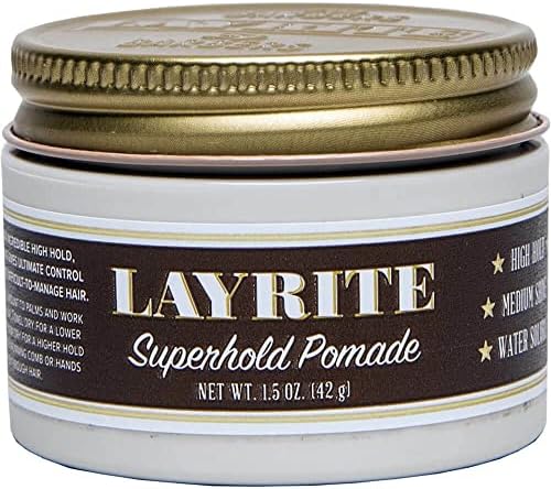 Layrite Superhold Pomade, 1.5 Ounce